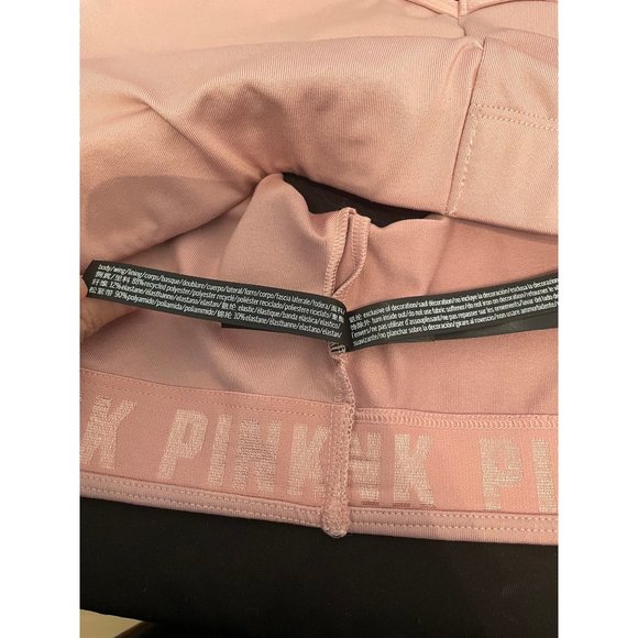 Pink Active VS Victorias Secret Ultimate Sports Bra Dusty Pink Rose Sz XL EUC - Picture 6 of 7